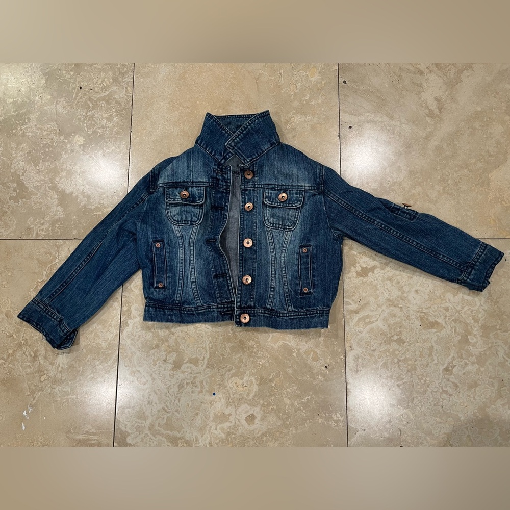 Unknown Brand Stylish Blue Denim Jacket
